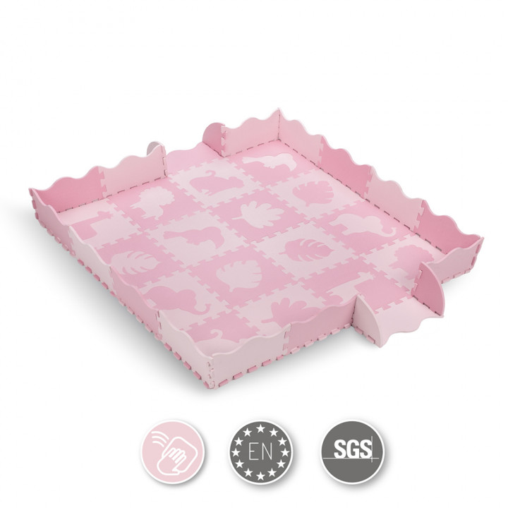 MoMi ZAWI Puzzle-Schaumstoffmatte ROSA