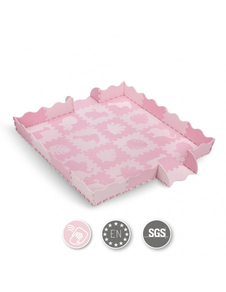 MoMi ZAWI Puzzle-Schaumstoffmatte ROSA