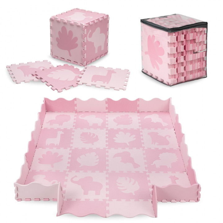 MoMi ZAWI Puzzle-Schaumstoffmatte ROSA