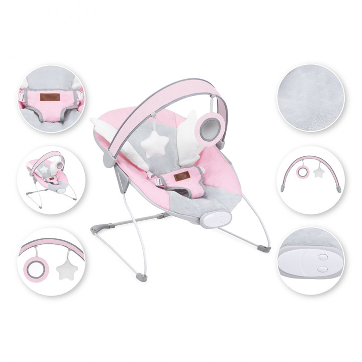 Babyliege MoMi TULI Flügel ROSA