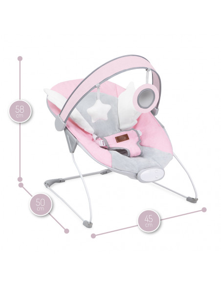 Babyliege MoMi TULI Flügel ROSA
