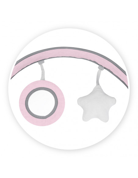 Babyliege MoMi TULI Flügel ROSA