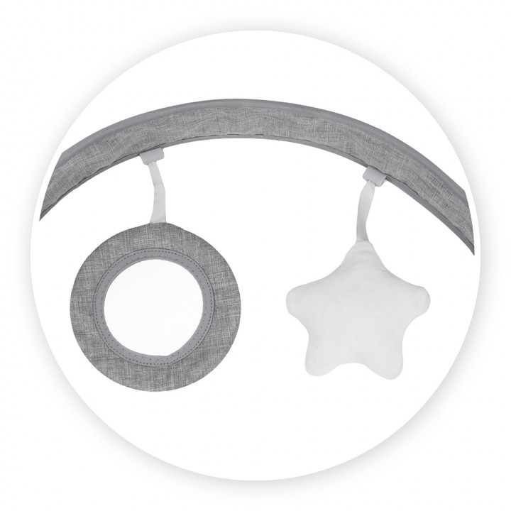 MoMi TULI wings bouncer GRAY