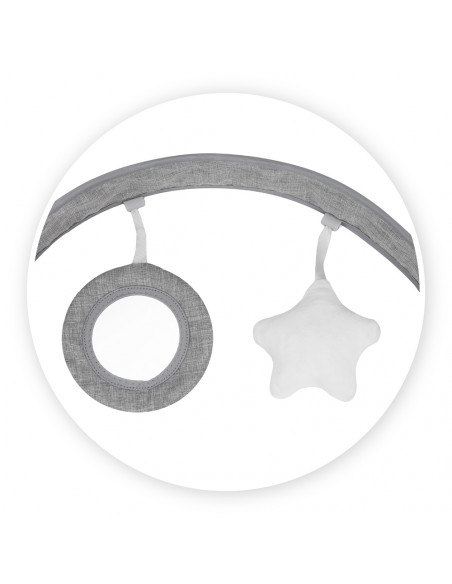 MoMi TULI wings bouncer GRAY