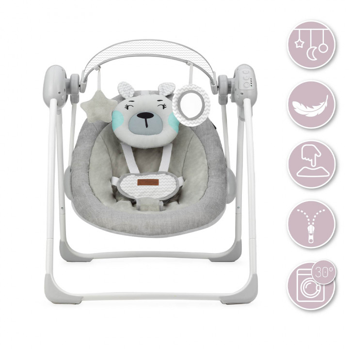 MoMi LISS TEDDY BEAR BLUE