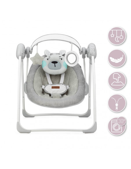 MoMi LISS TEDDY BEAR BLUE