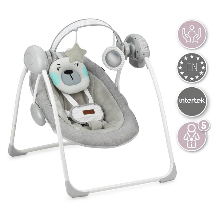 MoMi LISS TEDDY BEAR BLUE