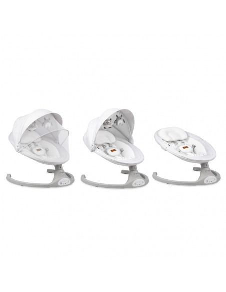 MoMi KENANI electric baby bouncer LIGHT GRAY
