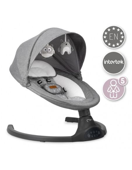 MoMi KENANI electric baby bouncer DARK GRAY
