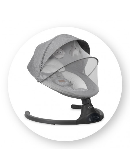 MoMi KENANI electric baby bouncer DARK GRAY