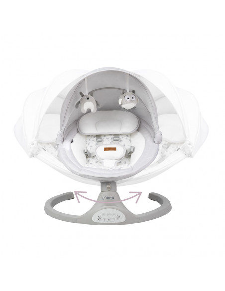 MoMi KENANI electric baby bouncer LIGHT GRAY