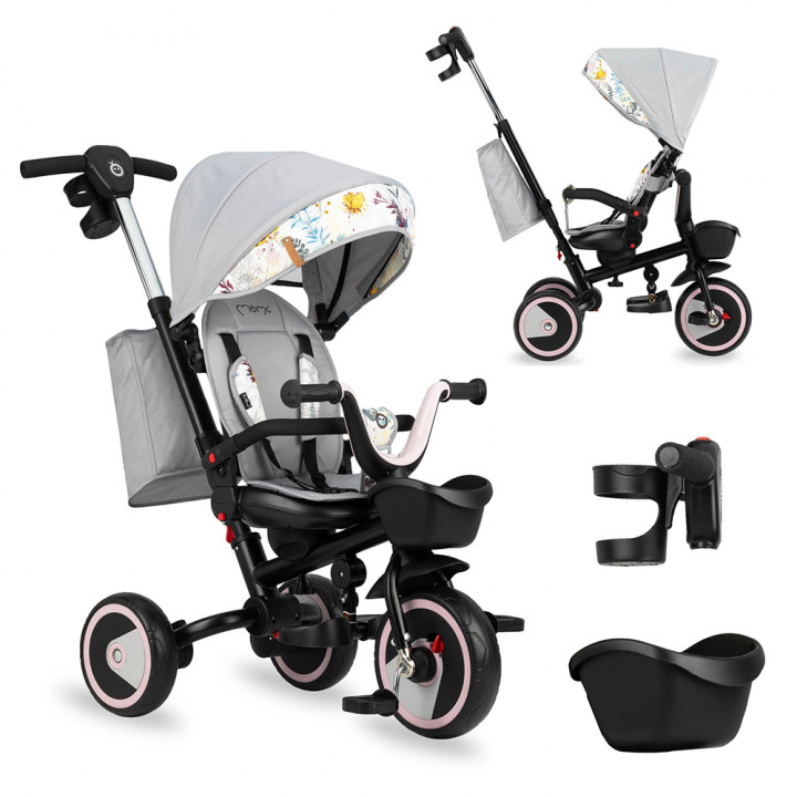 MoMi INVIDIA tricycle LIGHT GRAY