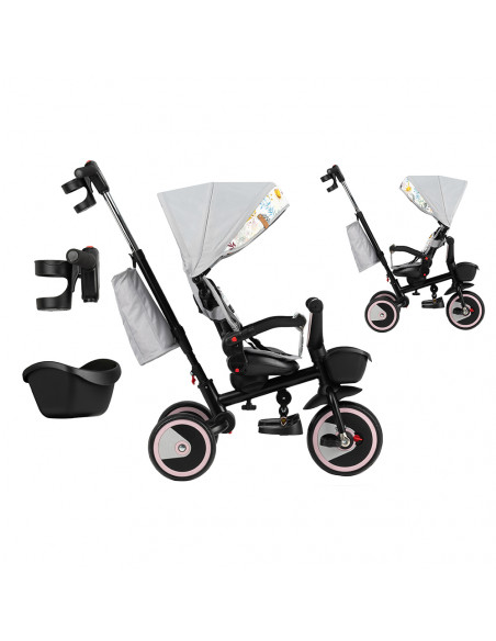 MoMi INVIDIA tricycle LIGHT GRAY