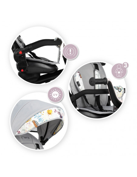 MoMi INVIDIA tricycle LIGHT GRAY