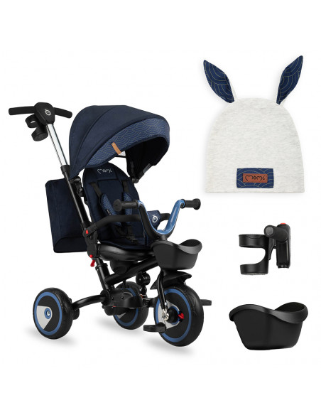 MoMi INVIDIA tricycle NAVY BLUE