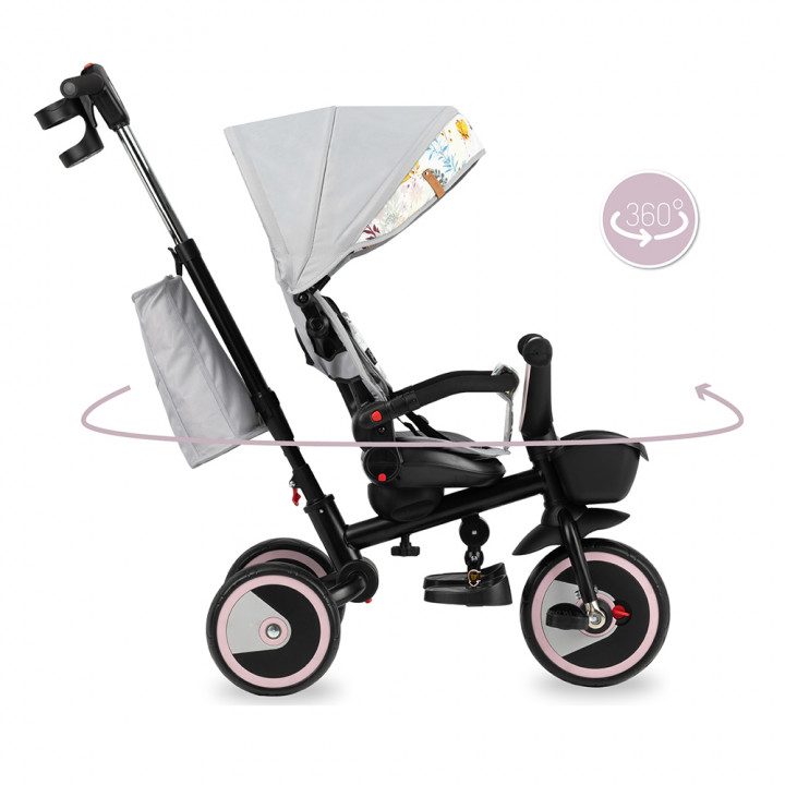 MoMi INVIDIA tricycle LIGHT GRAY