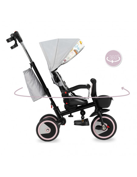 MoMi INVIDIA tricycle LIGHT GRAY