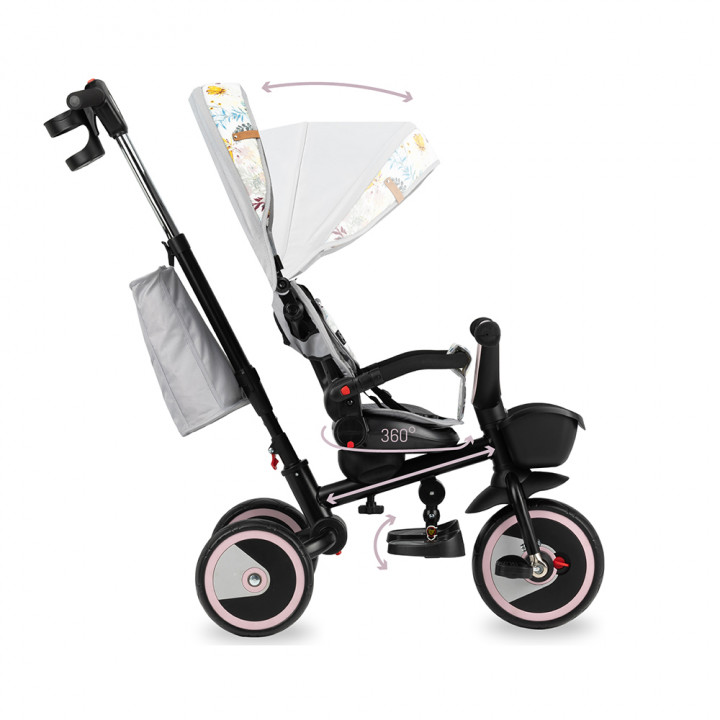 MoMi INVIDIA tricycle LIGHT GRAY