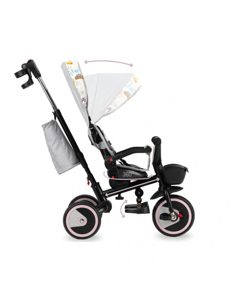 MoMi INVIDIA tricycle LIGHT GRAY