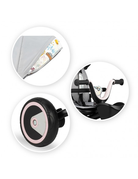 MoMi INVIDIA tricycle LIGHT GRAY