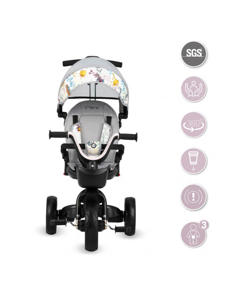 MoMi INVIDIA tricycle LIGHT GRAY