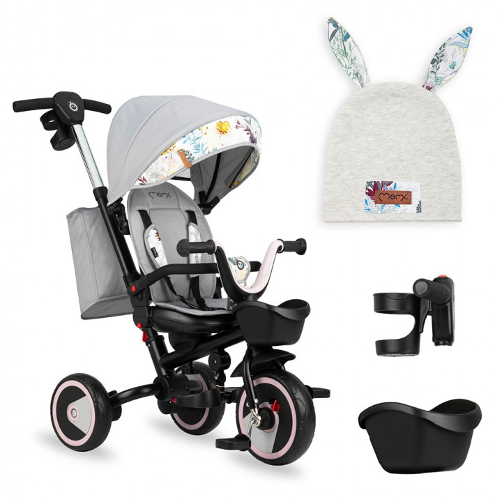 MoMi INVIDIA tricycle LIGHT GRAY
