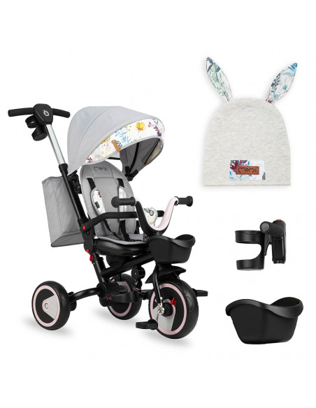 MoMi INVIDIA tricycle LIGHT GRAY