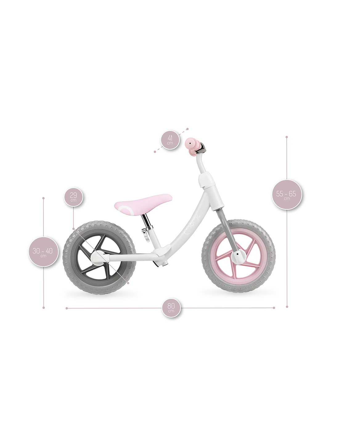 Whirlwind balance bike online pink