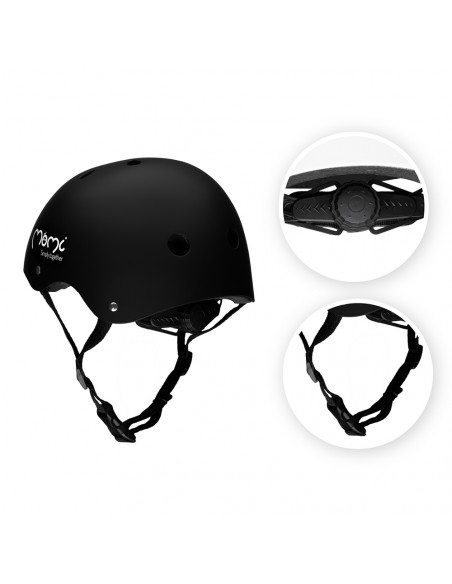 MoMi MIMI helmet black matte