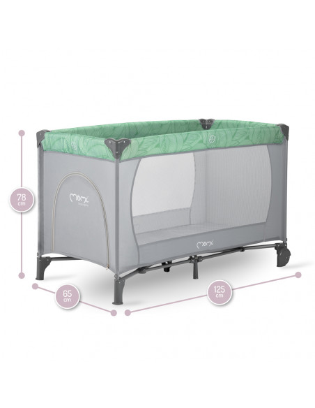 MoMi BELOVE travel cot GREEN