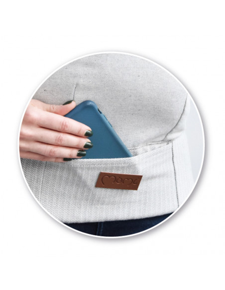 MoMi COLLET ergonomic baby carrier GRAY