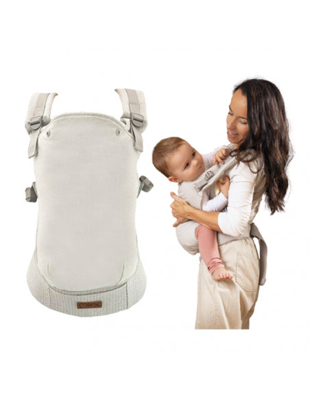 MoMi COLLET ergonomic baby carrier GRAY