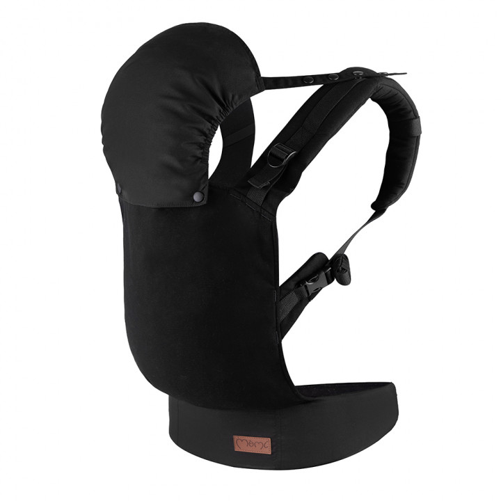 MoMi COLLET ergonomic baby carrier BLACK