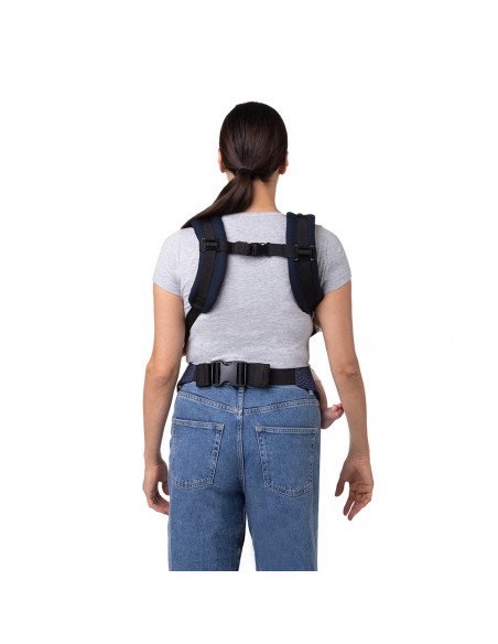 MoMi COLLET FLOW ergonomic baby carrier NAVY BLUE