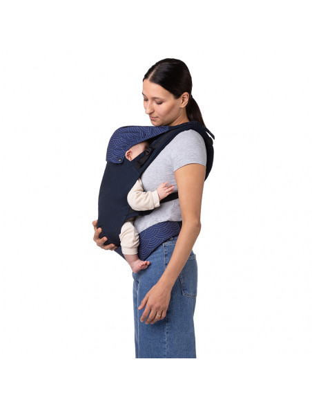 MoMi COLLET FLOW ergonomic baby carrier NAVY BLUE