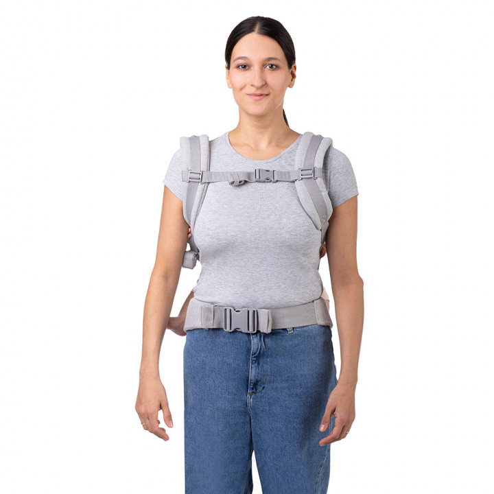 MoMi COLLET ergonomic baby carrier GRAY