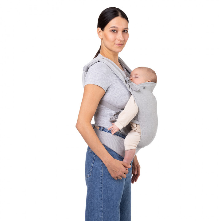 MoMi COLLET ergonomic baby carrier GRAY