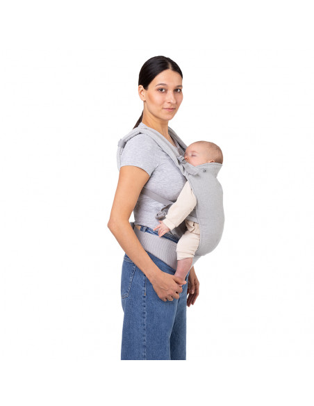 MoMi COLLET ergonomic baby carrier GRAY