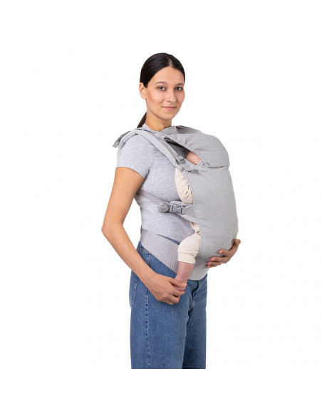 MoMi COLLET ergonomic baby carrier GRAY