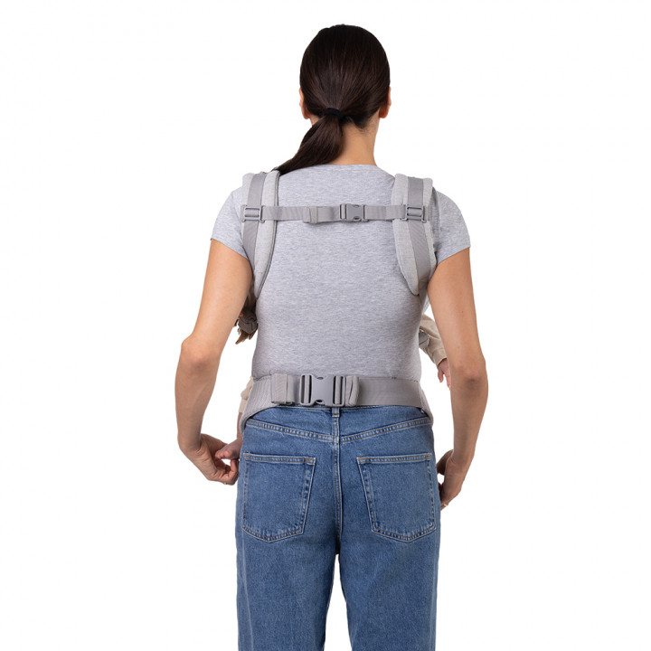 MoMi COLLET ergonomic baby carrier GRAY