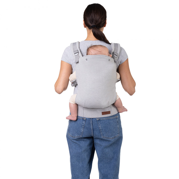 MoMi COLLET ergonomic baby carrier GRAY