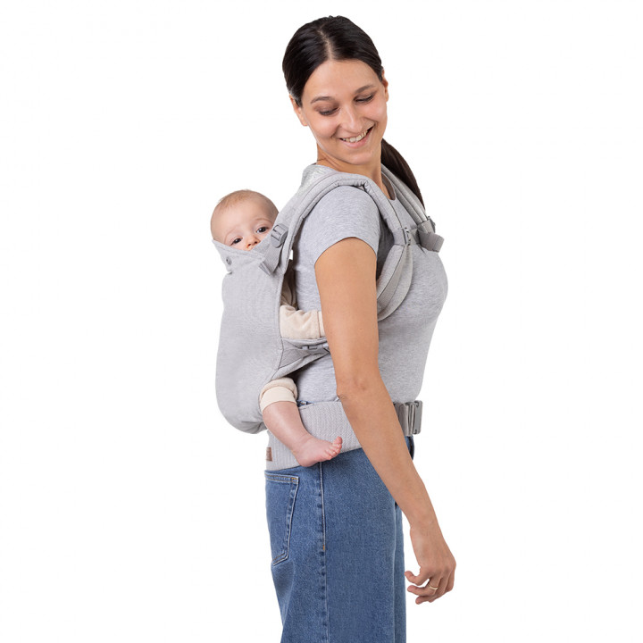 MoMi COLLET ergonomic baby carrier GRAY