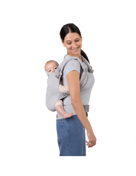 MoMi COLLET ergonomic baby carrier GRAY