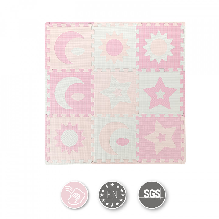 MoMi NEBE foam puzzle mat PINK