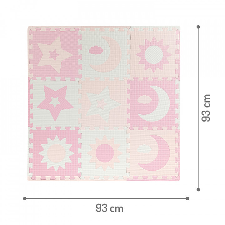 MoMi NEBE foam puzzle mat PINK