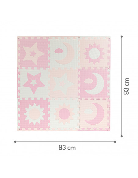 MoMi NEBE foam puzzle mat PINK