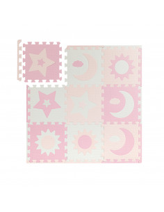 MoMi NEBE foam puzzle mat PINK 2