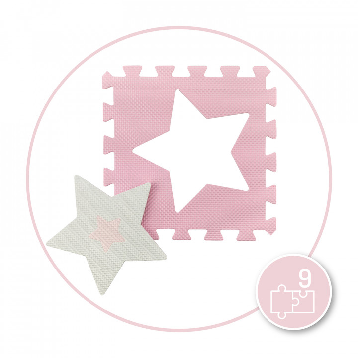 MoMi NEBE foam puzzle mat PINK