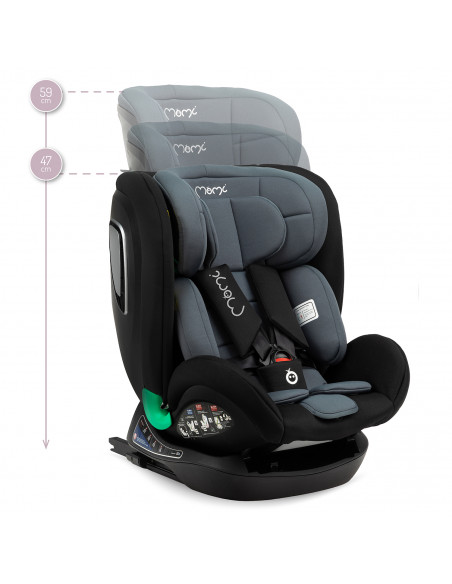 MoMi URSO Kindersitz  40 - 150cm GRAU