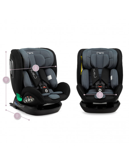 MoMi URSO Kindersitz  40 - 150cm GRAU